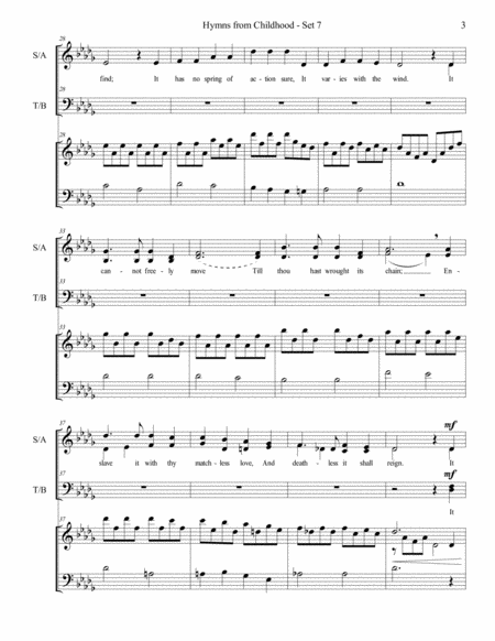 Hymns from Childhood - Set 7 (SATB) image number null