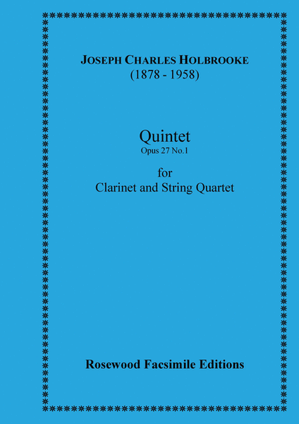 Quintet, Op. 27 image number null