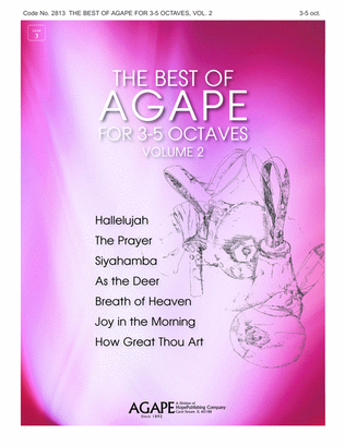 The Best of Agape for 3-5 Octaves, Vol. 2-Digital Download