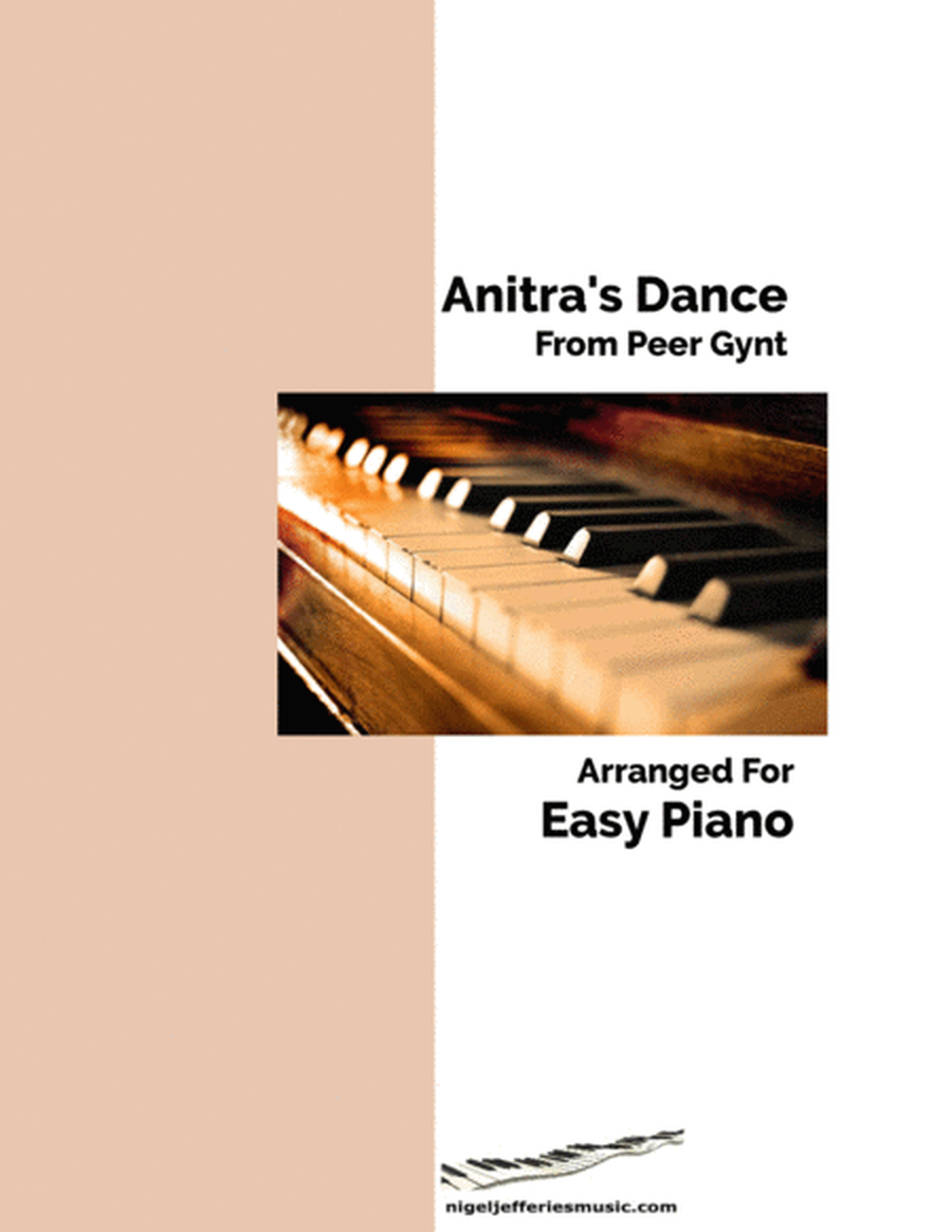 Grieg's 'Anitra's Dance' (from Peer Gynt) arranged for easy piano image number null