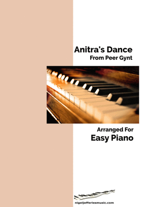 Grieg's 'Anitra's Dance' (from Peer Gynt) arranged for easy piano