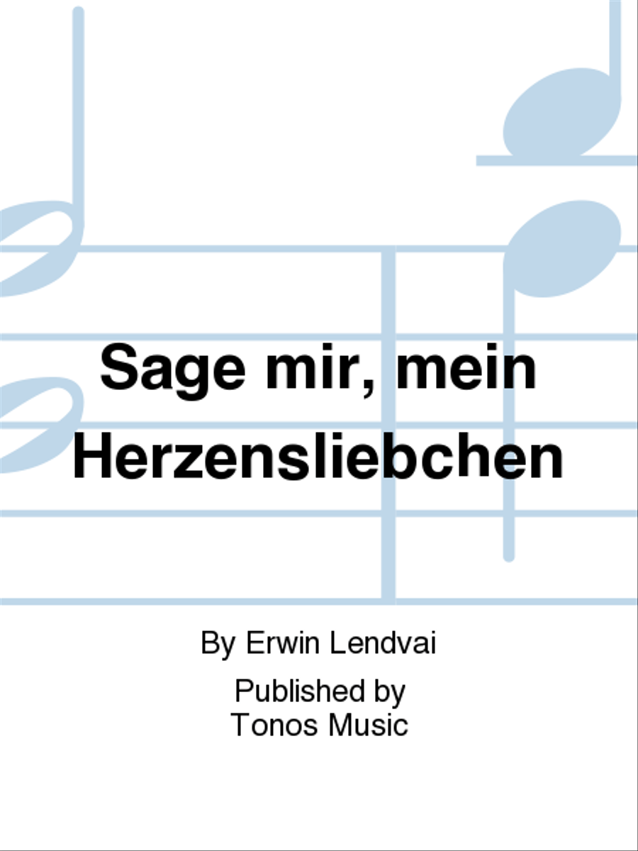 Sage mir, mein Herzensliebchen A Cappella scores gallery preview page 1