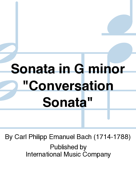 Sonata In G Minor Conversation Sonata