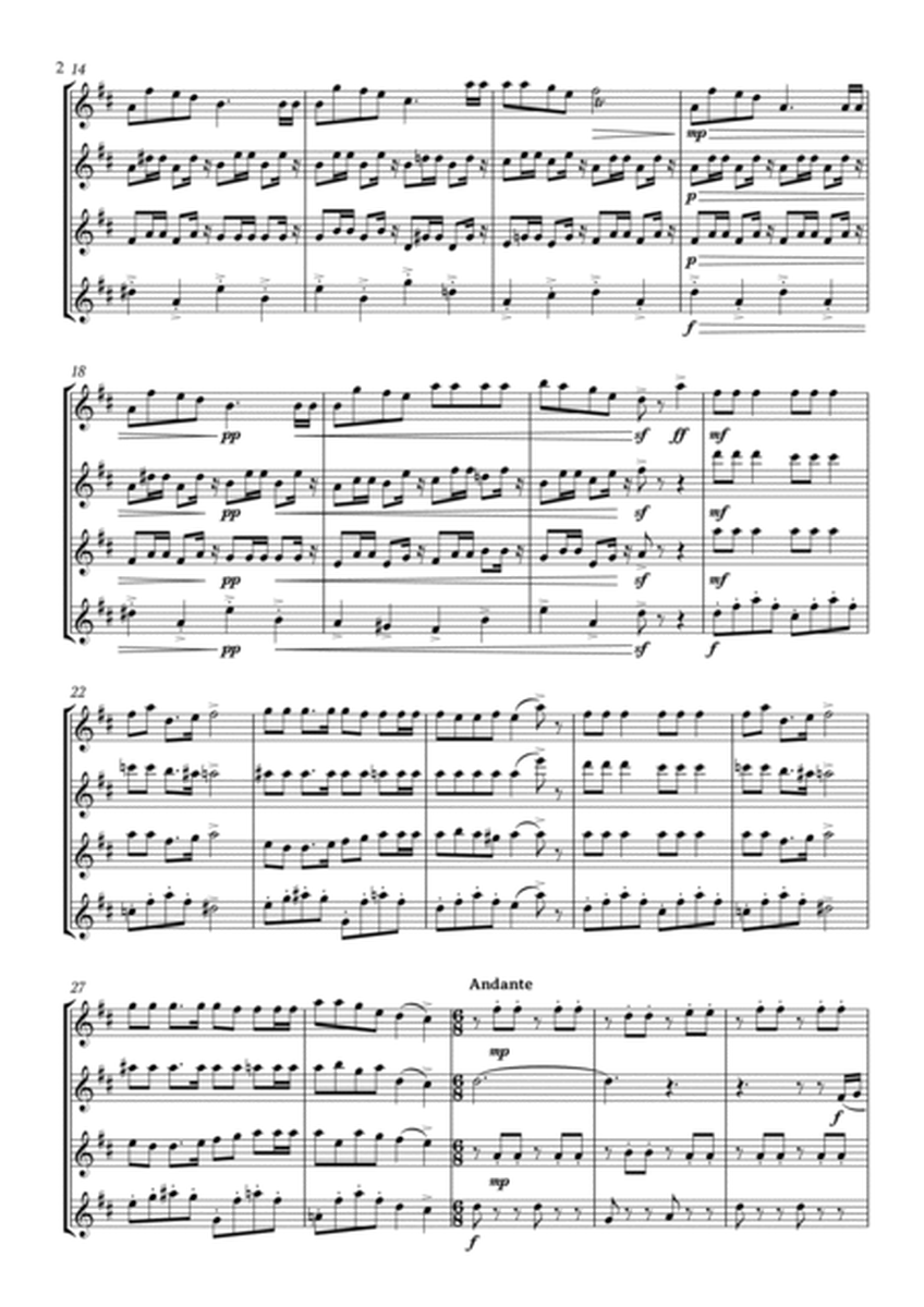 Jingle Bells for Alto Flute Quartet image number null