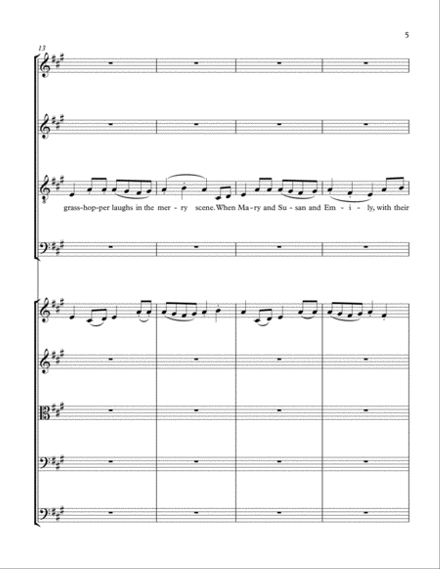 Three Songs of William Blake Choir scores gallery preview page 5