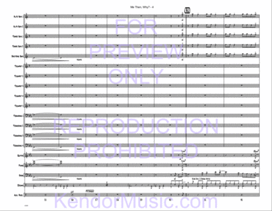 Me Then, Why? Me Then, Why? Jazz Ensemble scores gallery preview page 5