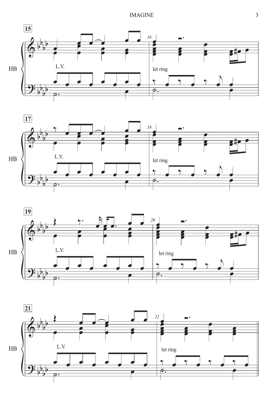 My Favorite Things Handbell Choir scores gallery preview page 3