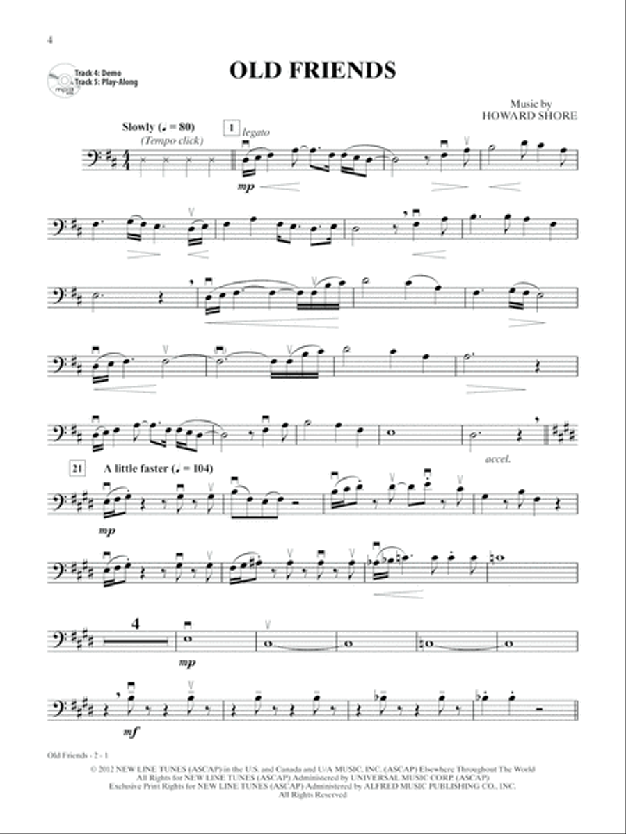 The Hobbit -- An Unexpected Journey Instrumental Solos for Strings String Orchestra scores gallery preview page 3