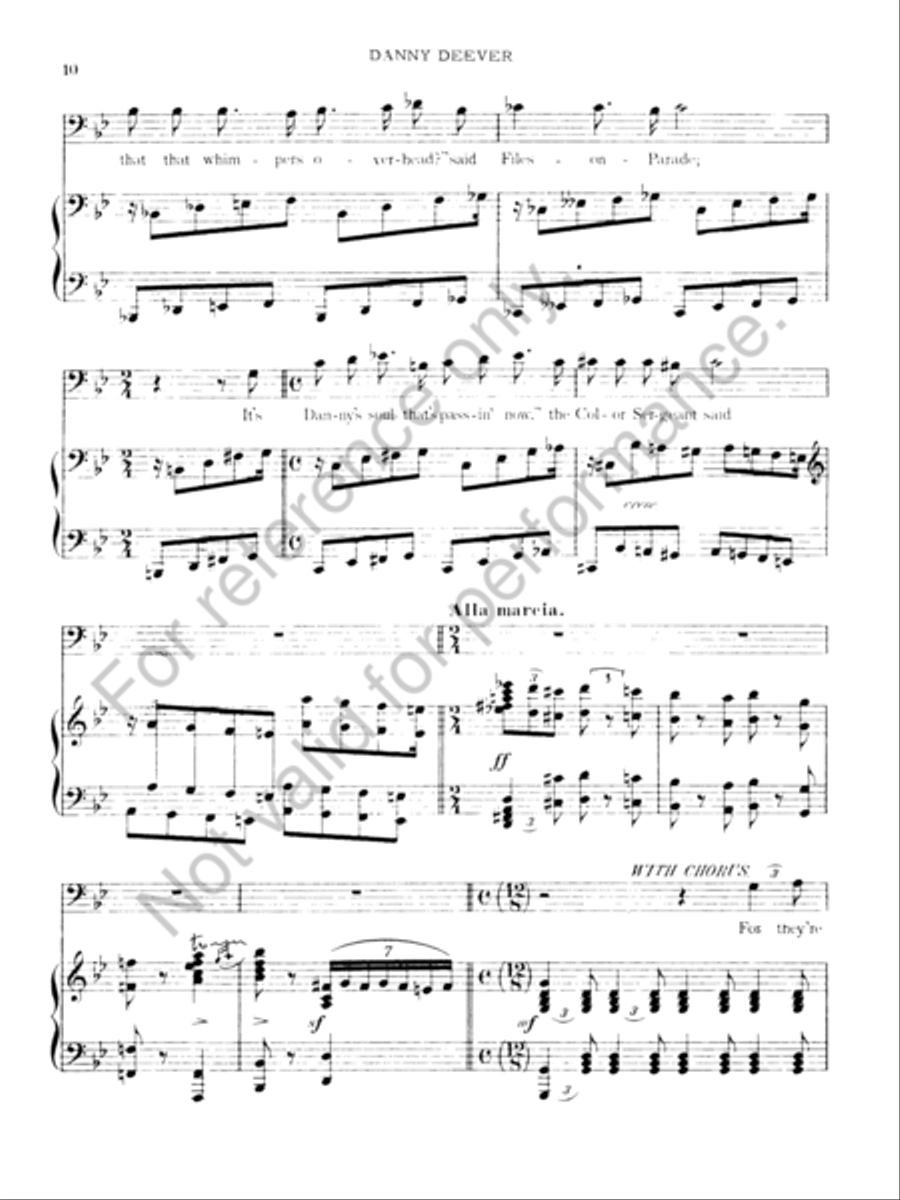 Danny Deever Concert Band scores gallery preview page 10
