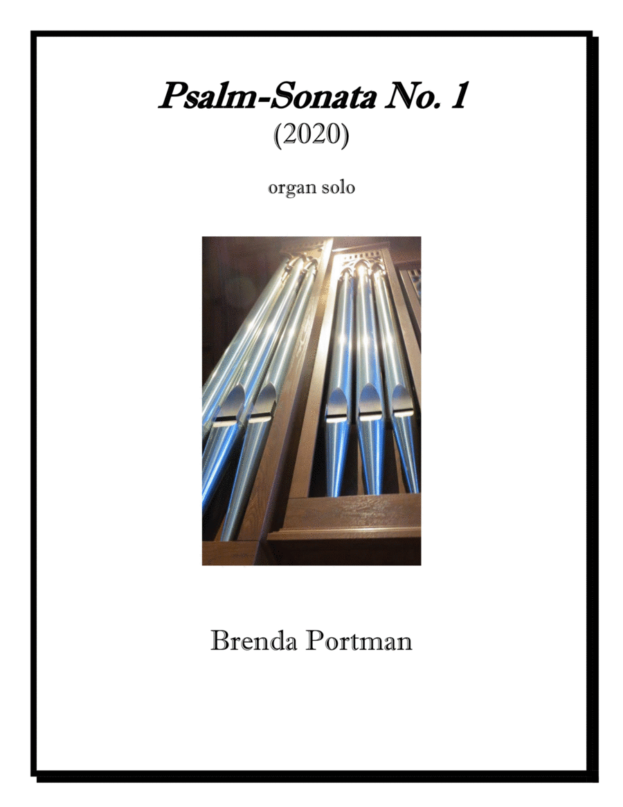 Psalm-Sonata No. 1 for organ, by Brenda Portman Organ Solo scores gallery preview page 1