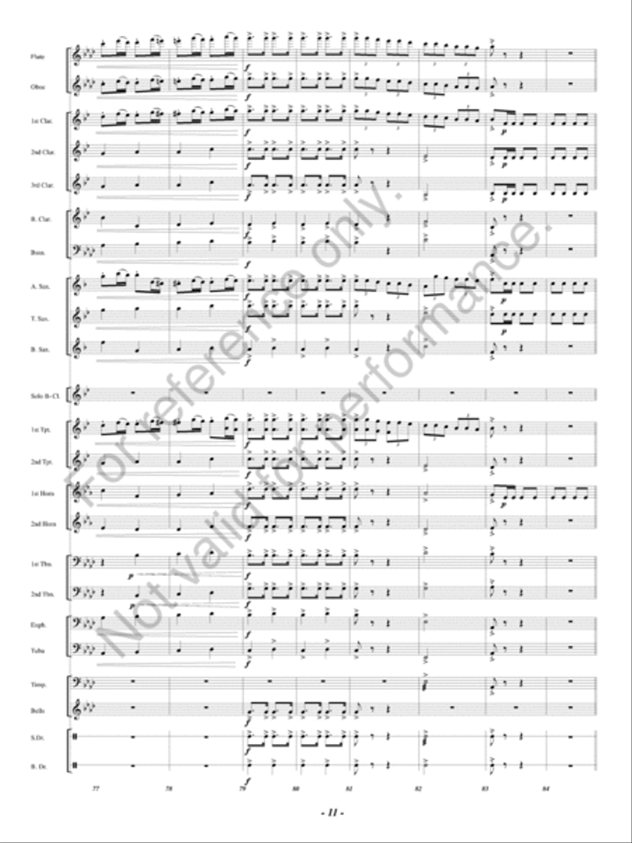 Luisa di Montfort Concert Band scores gallery preview page 12