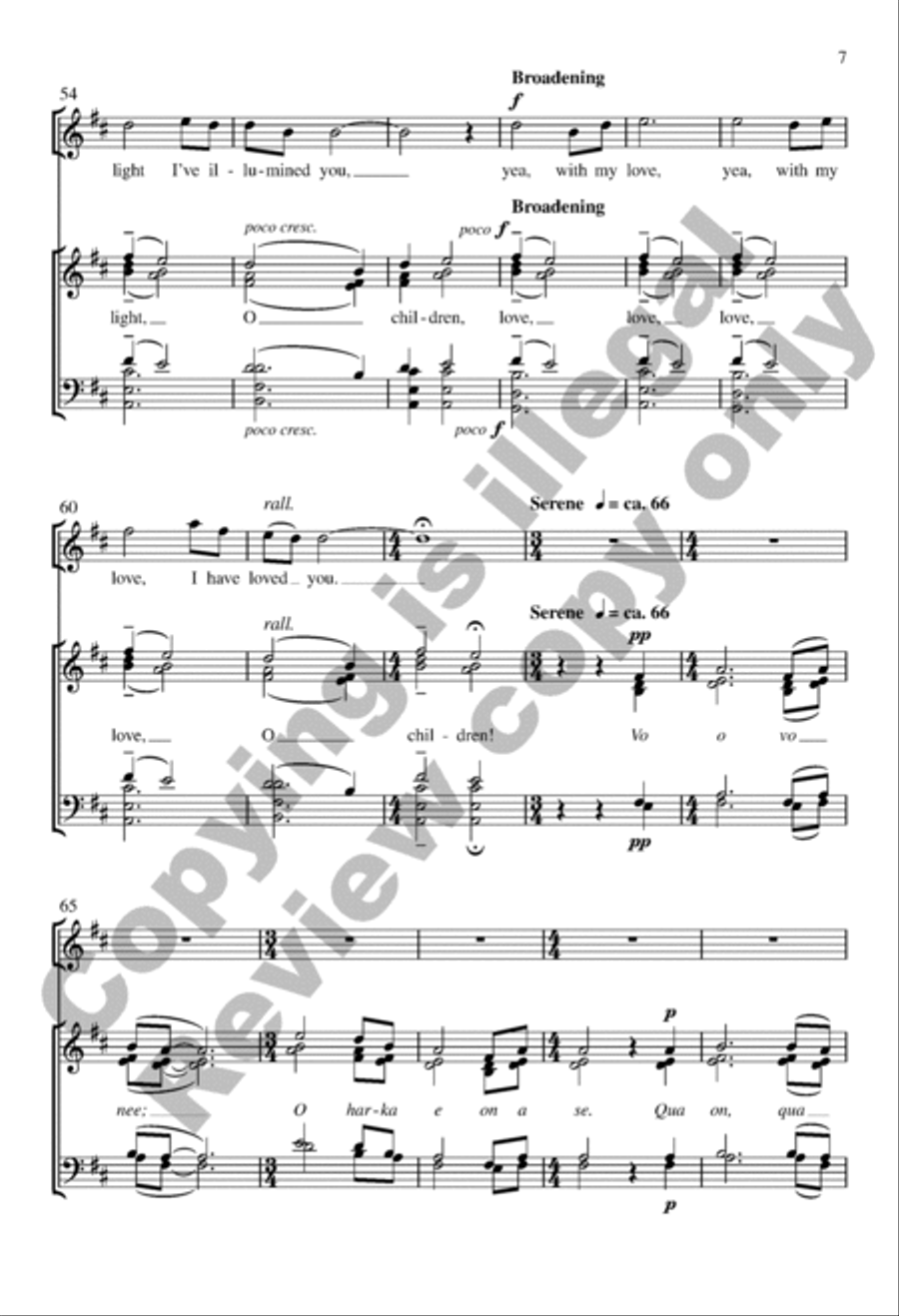 With My Blessing I Have Blessed You Divisi scores gallery preview page 7