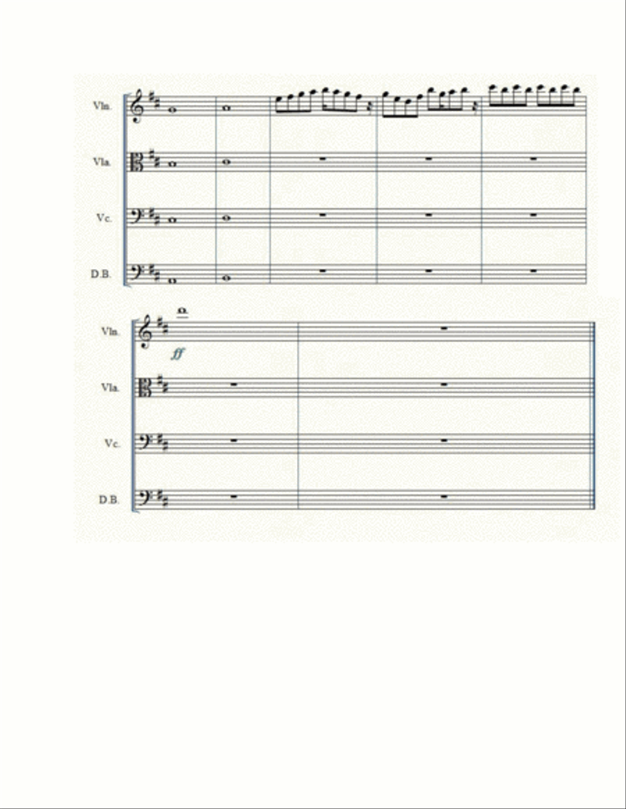 Soaring High! String Quartet scores gallery preview page 4