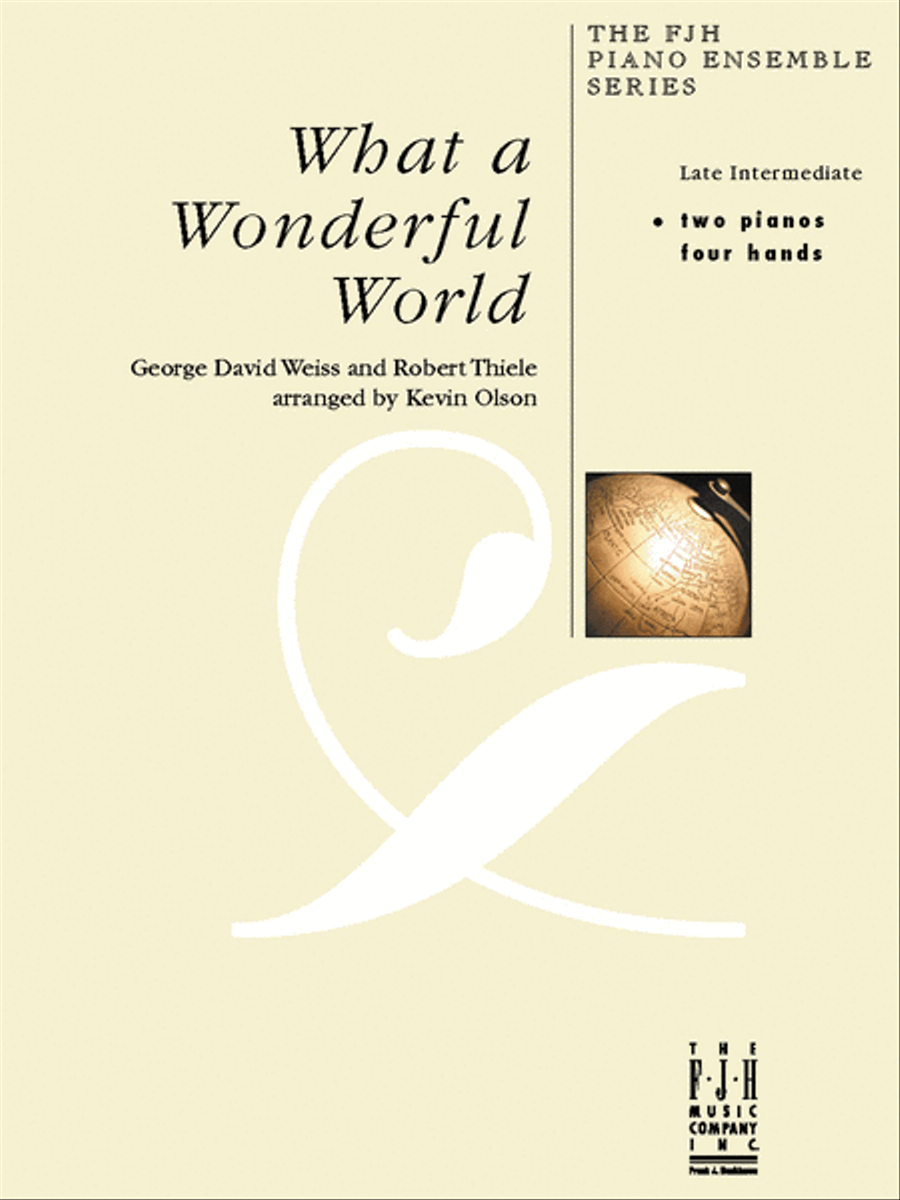 What a Wonderful World Piano Solo scores gallery preview page 2