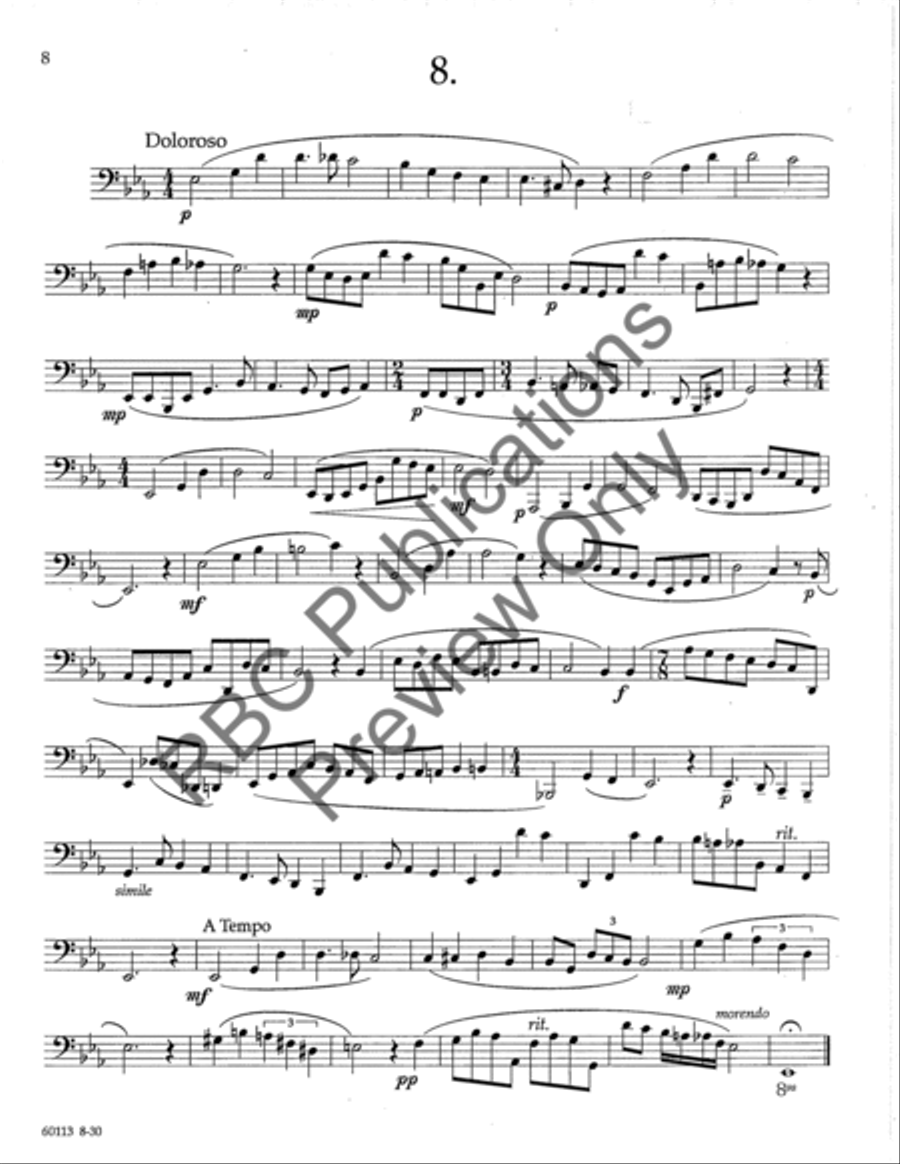 Technical Studies For Bass Trombone Choir scores gallery preview page 11
