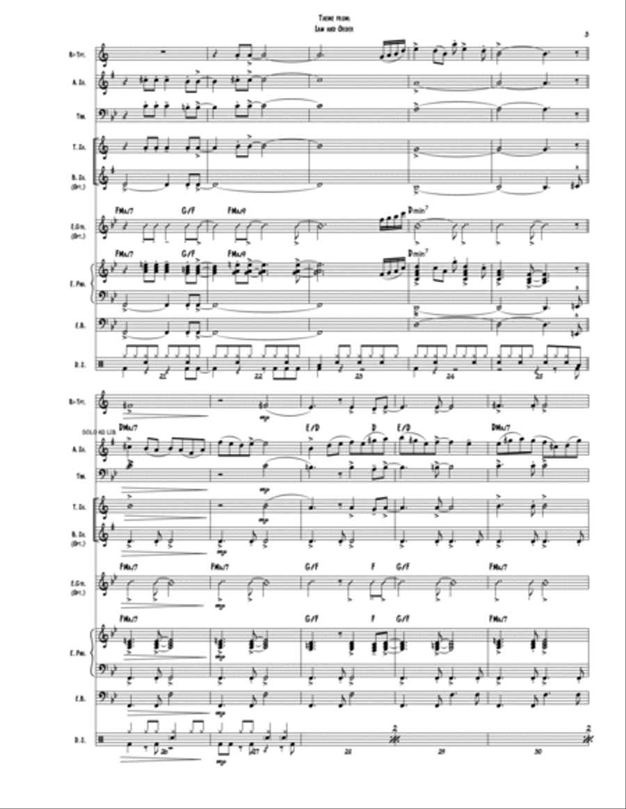 Law And Order Jazz Ensemble scores gallery preview page 4