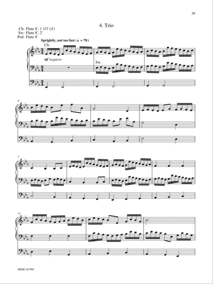 Marilyn Mason Music Library, Volume 5 Organ scores gallery preview page 15