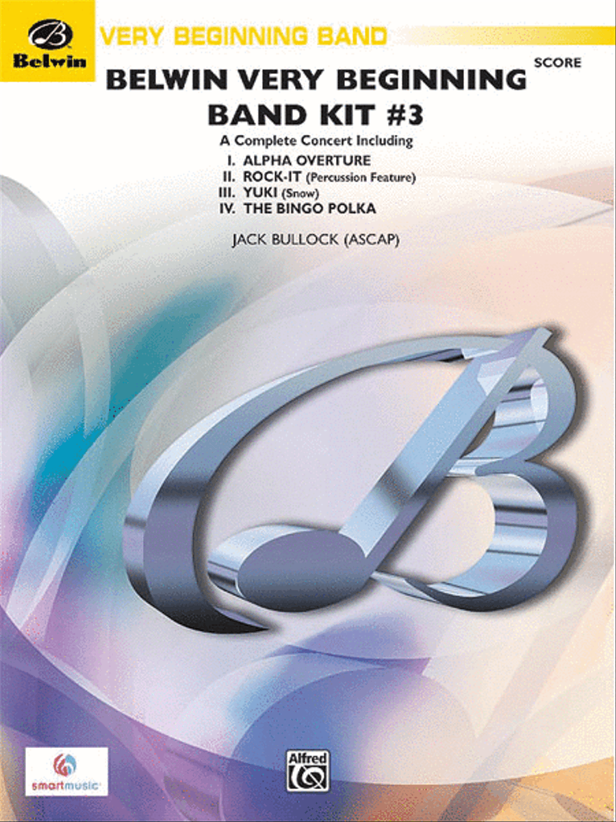 Belwin Very Beginning Band Kit #3 Concert Band scores gallery preview page 1