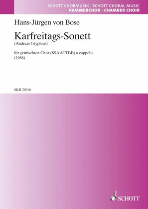 Book cover for Bose Hj Karfreitags Sonett (fk)