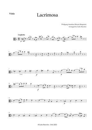 Lacrimosa - Viola no chords (Mozart)
