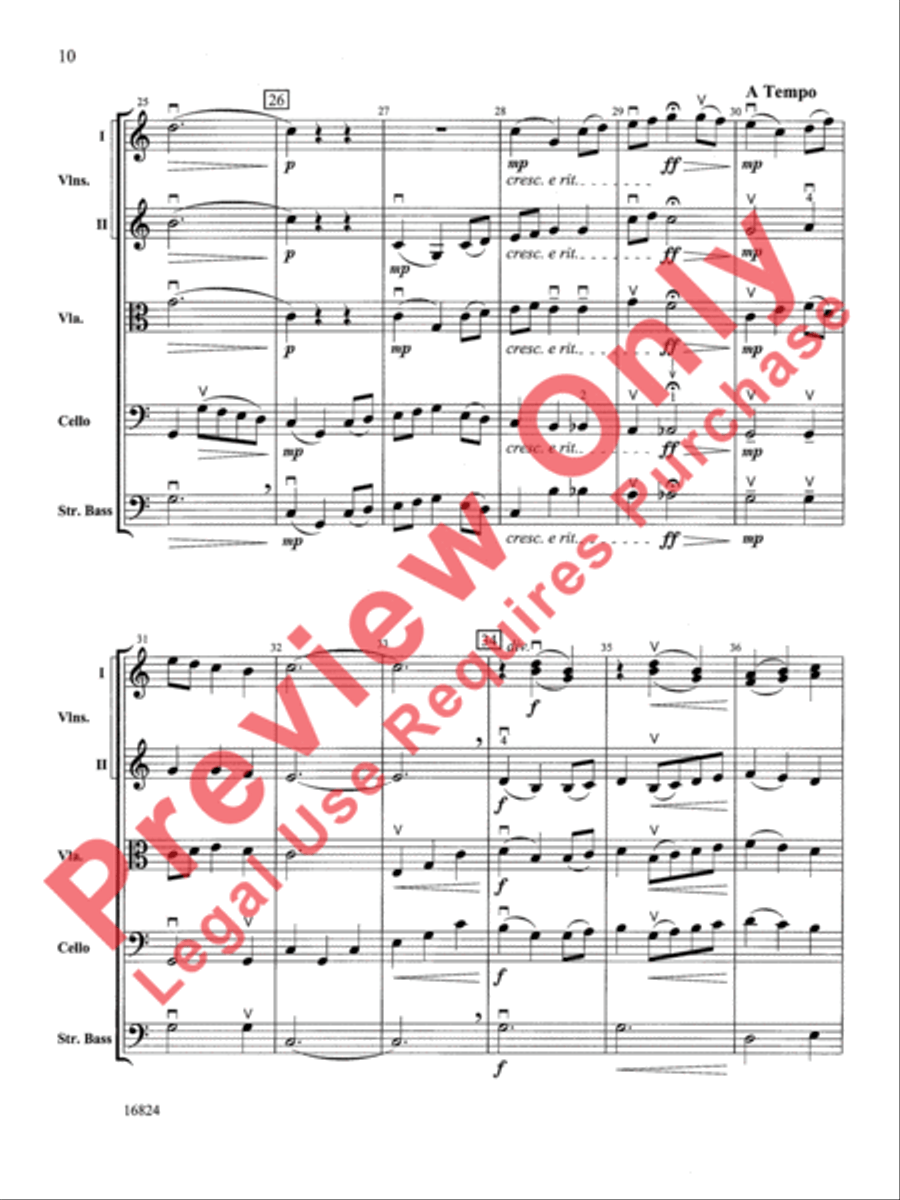 Geometric Dances Geometric Dances String Orchestra scores gallery preview page 11