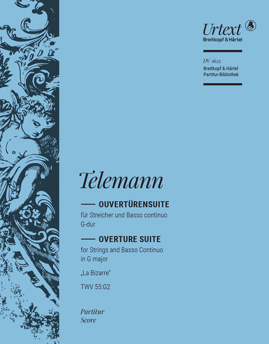 Book cover for Overture Suite in G major TWV 55:G2