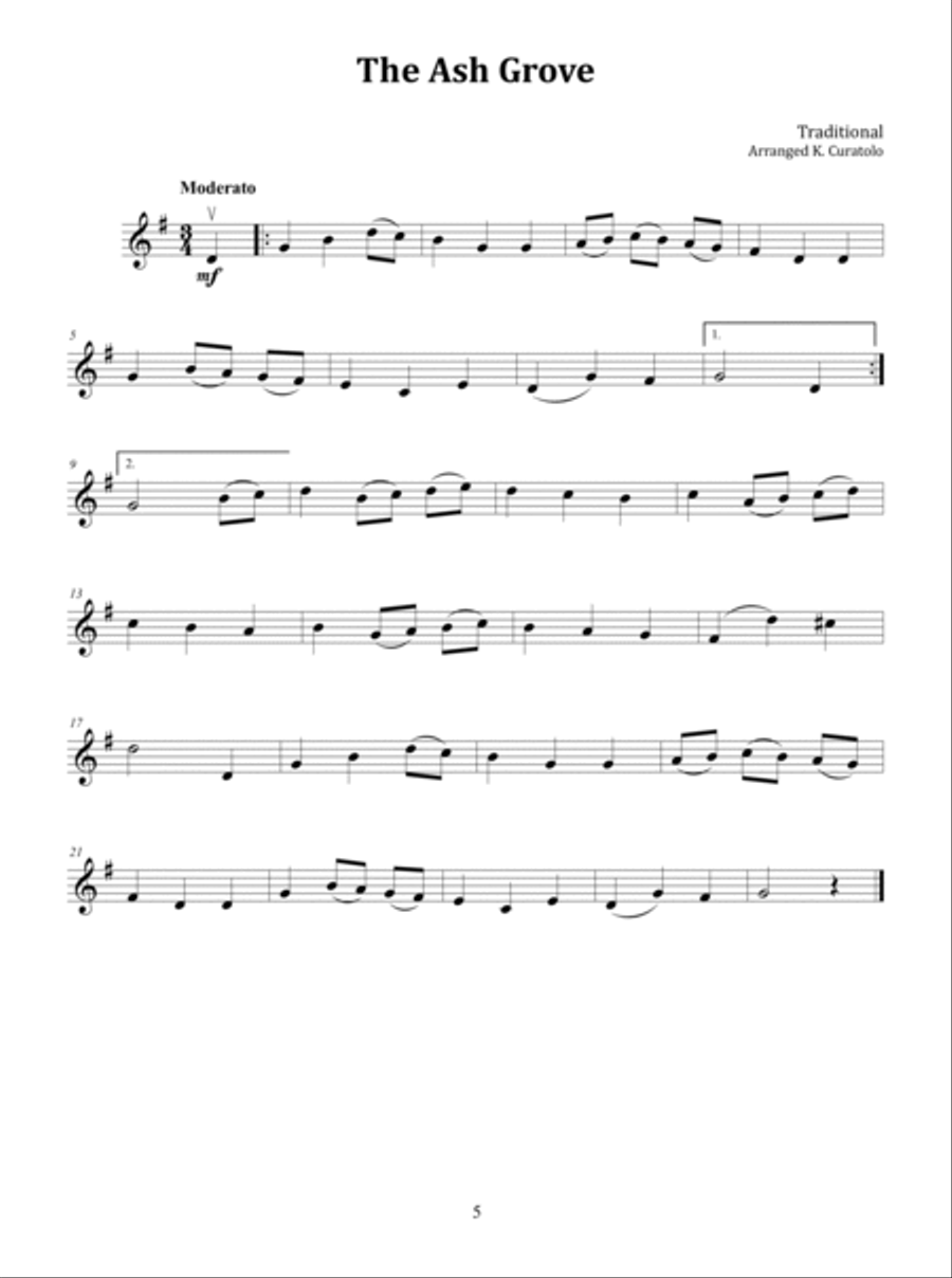 Wedding Music for Solo Violin Violin Solo scores gallery preview page 6