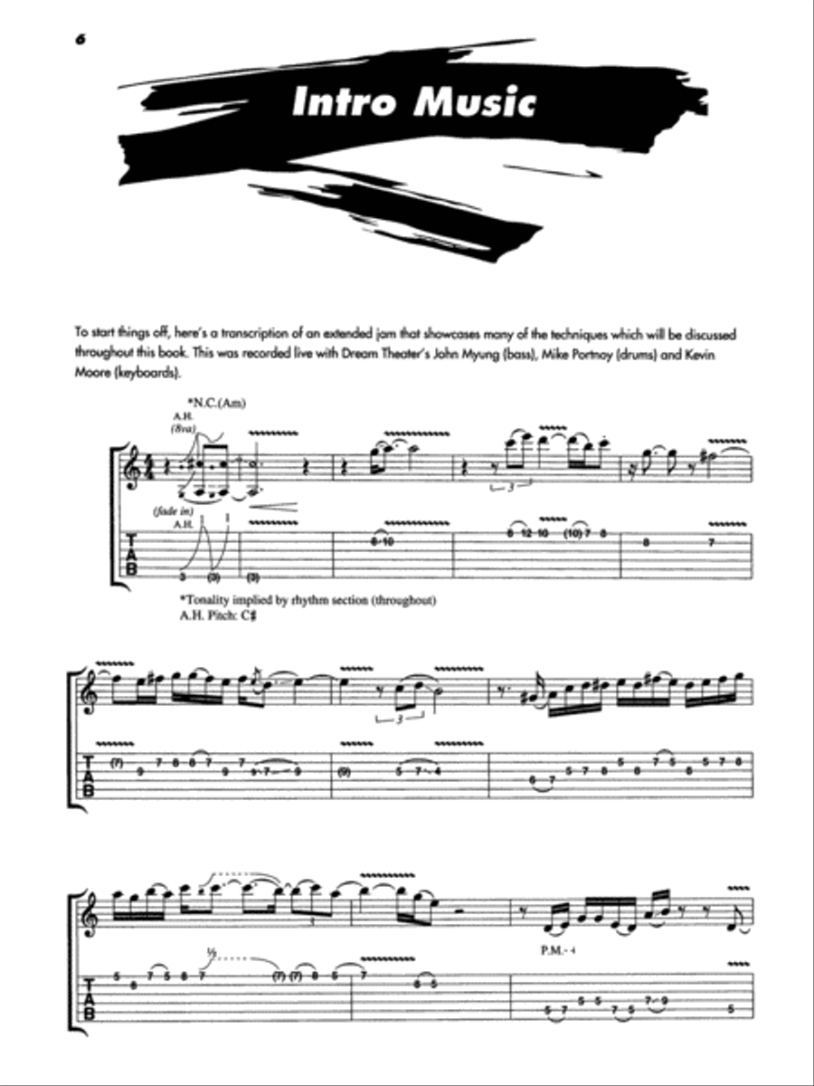 John Petrucci -- Rock Discipline Guitar scores gallery preview page 6