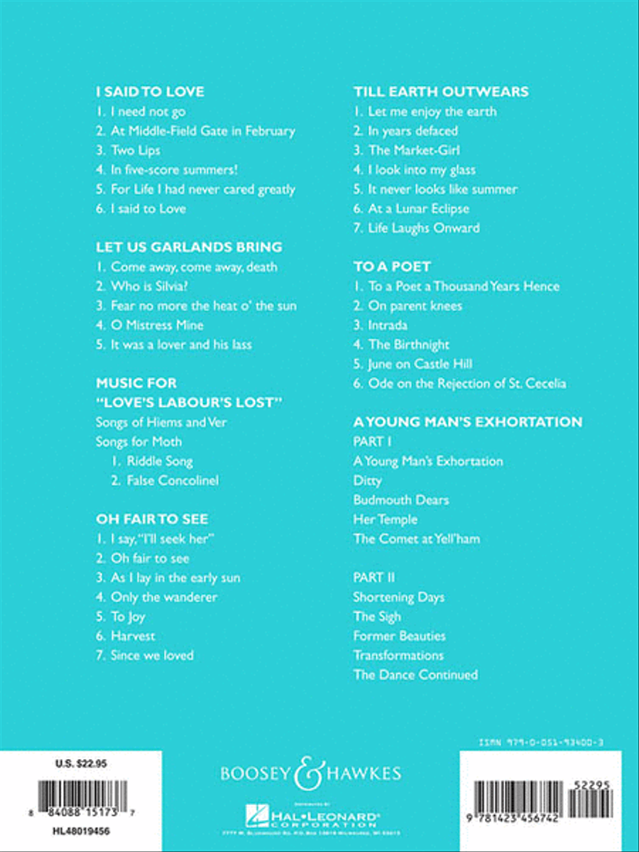 Collected Songs High Voice scores gallery preview page 2