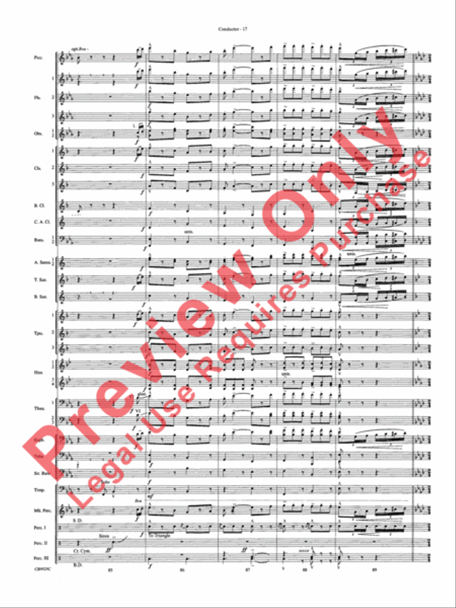 The Wizard of Oz Concert Band scores gallery preview page 20