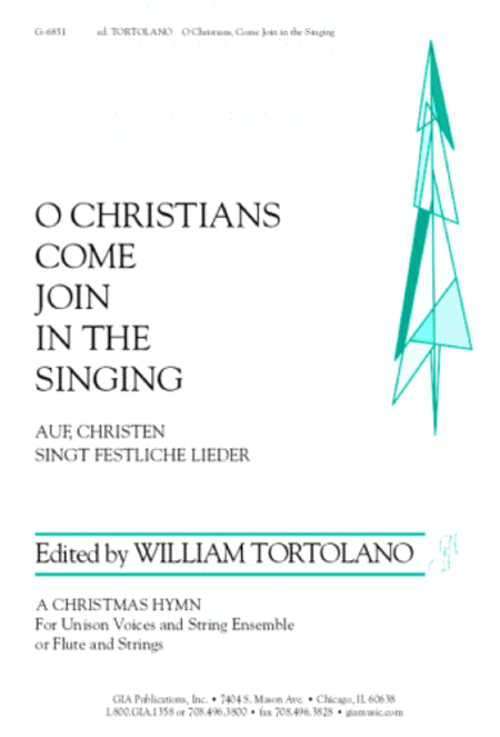 O Christians, Come Join in the Singing - Instrument edition
