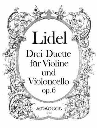 Book cover for 3 Duets op. 6