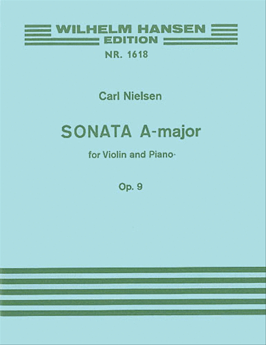 Carl Nielsen: Sonata in A major for Violin and Piano Op.9 Violin Solo scores gallery preview page 1