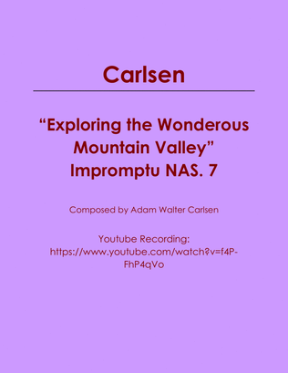 Exploring the Wonderous Mountain Valley Impromptu NAS. 7