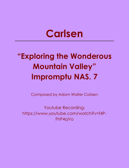 Exploring the Wonderous Mountain Valley Impromptu NAS. 7 image number null