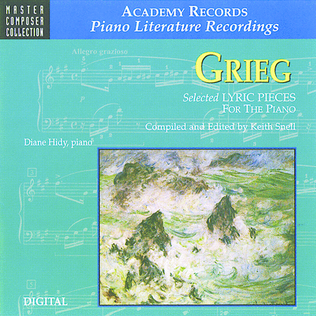 Book cover for Grieg Selected Lyric Pieces For Piano (CD)
