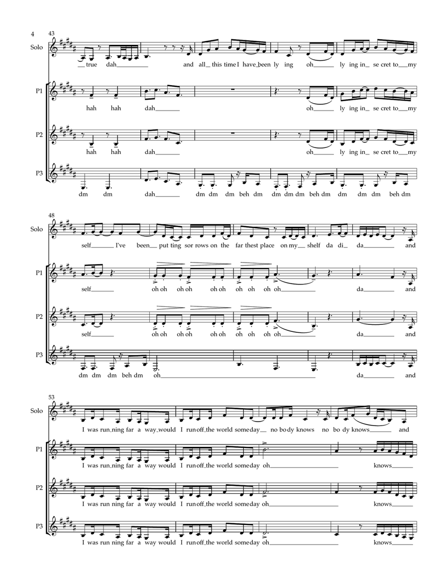 Runaway SSA scores gallery preview page 4