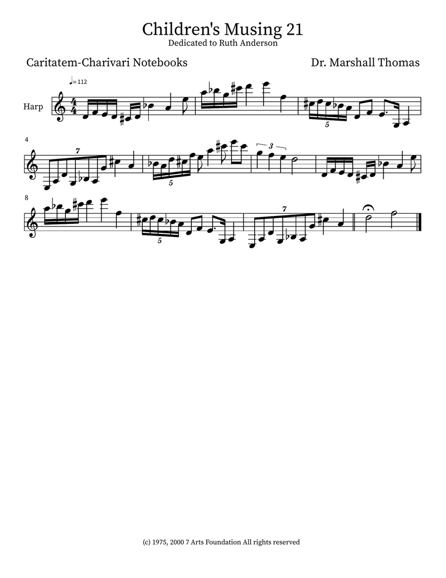 Children's Musing 21 Small Ensemble scores gallery preview page 3