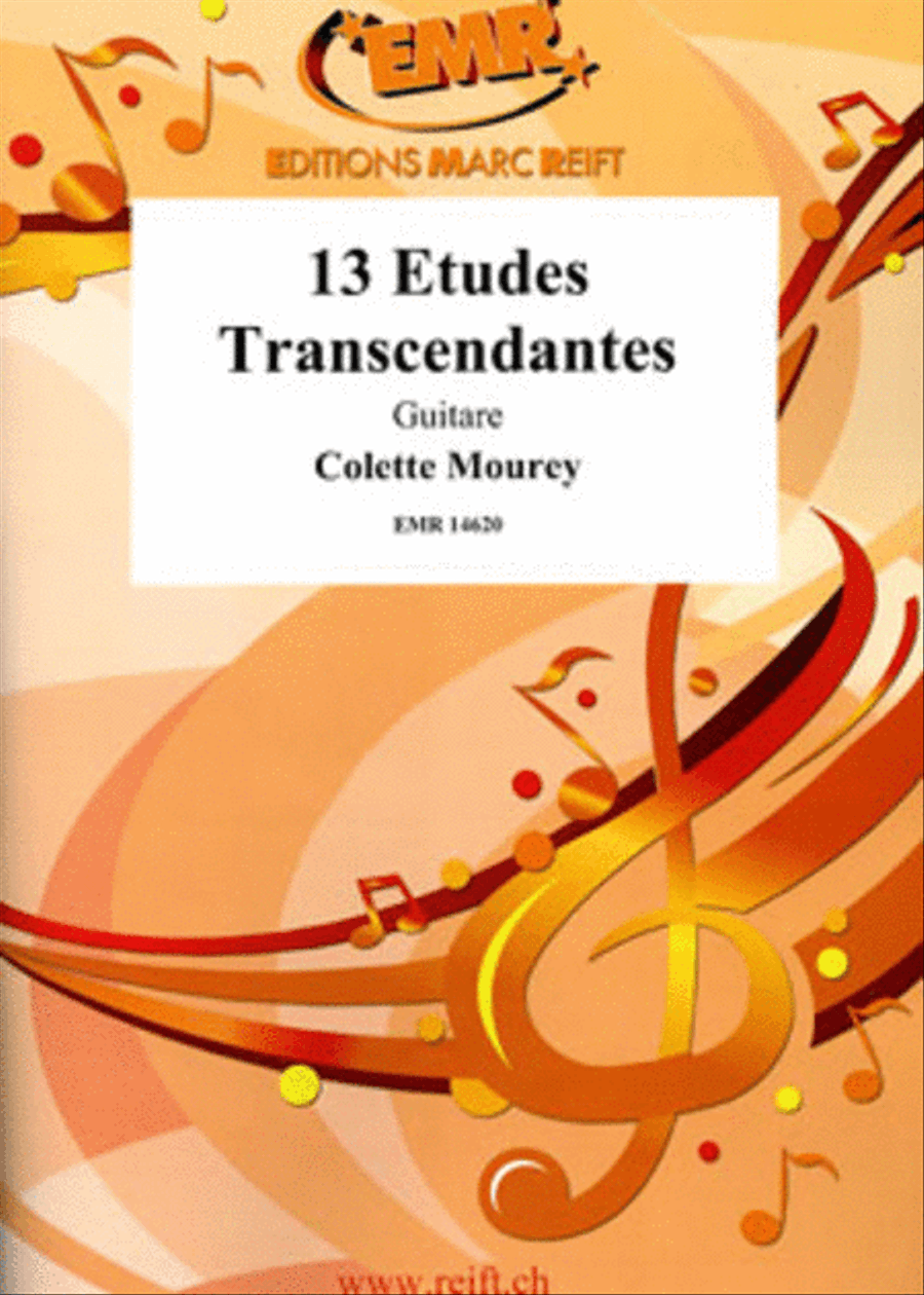13 Etudes Transcendantes 13 Etudes Transcendantes Classical Guitar scores gallery preview page 1