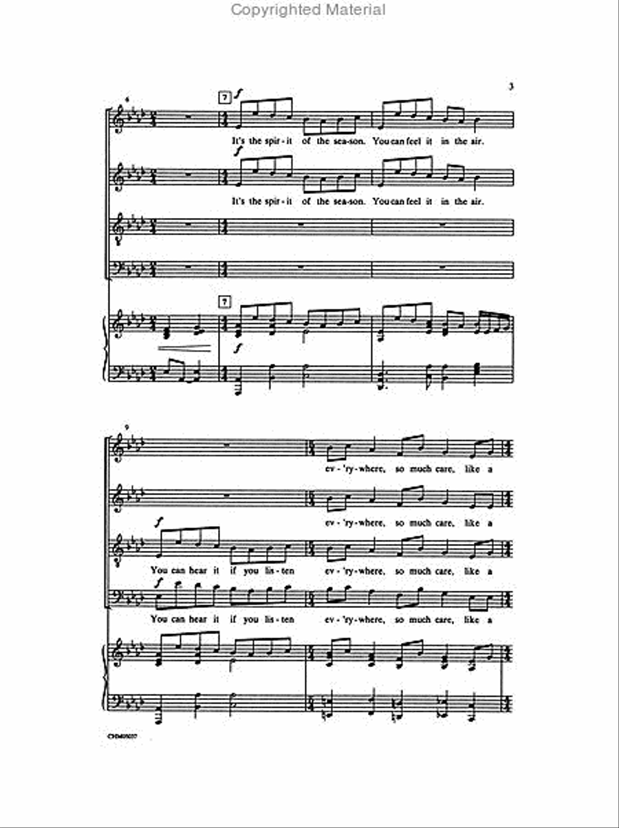 Spirit of the Season Spirit of the Season 4-Part scores gallery preview page 3