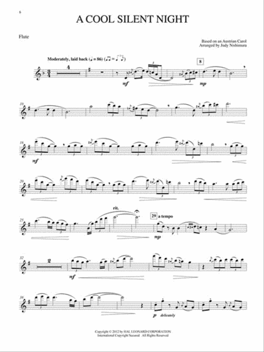 Christmas Jubilation Flute Solo scores gallery preview page 4