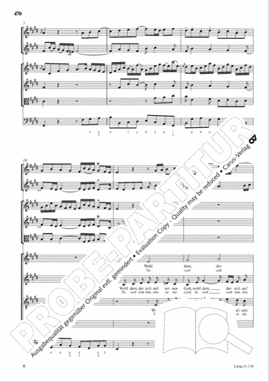 The Complete Sacred Vocal Works (Das geistliche Vokalwerk) Voice scores gallery preview page 471