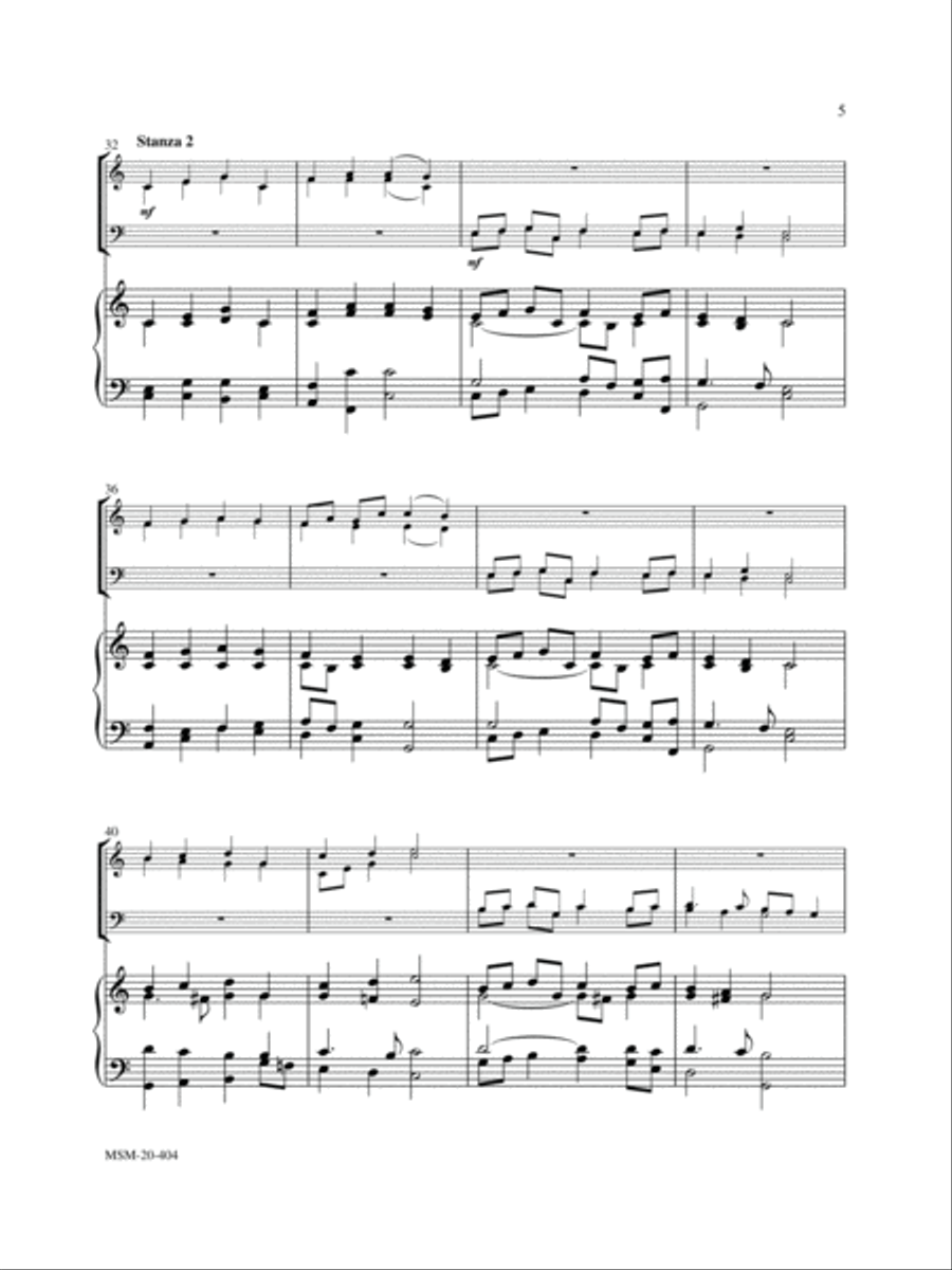 Jesus Christ Is Risen Today Choir scores gallery preview page 4