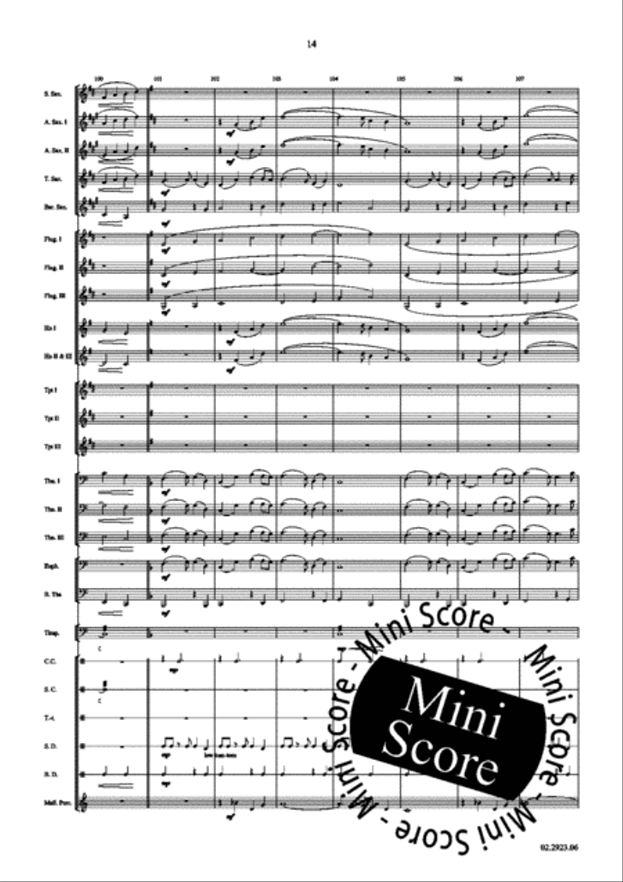 Mandragora Fanfare Band scores gallery preview page 18