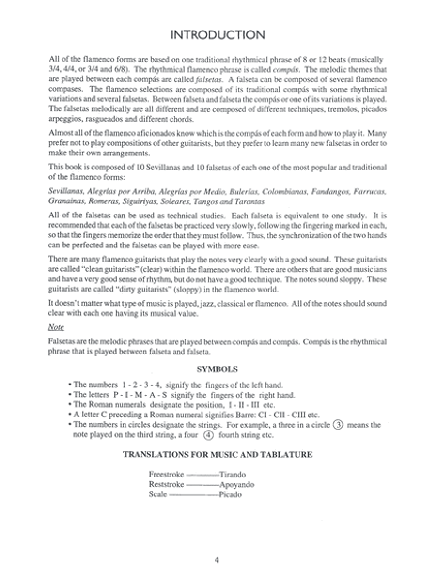 Systematic Studies for Flamenco Guitar Acoustic Guitar scores gallery preview page 6