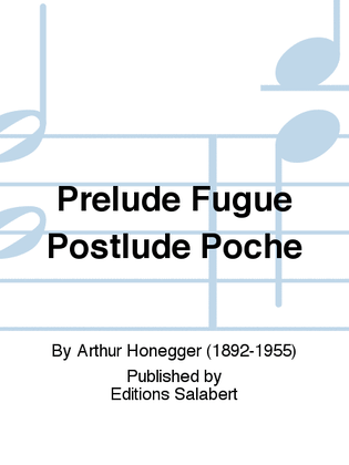 Book cover for Prelude Fugue Postlude Poche