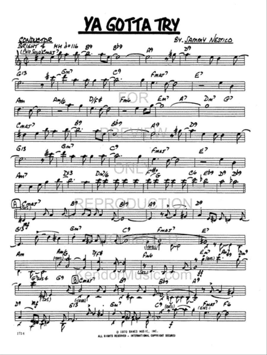 Ya Gotta Try Jazz Ensemble scores gallery preview page 2
