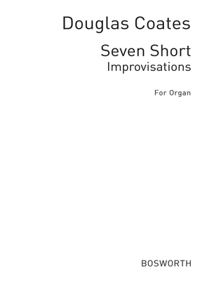 Book cover for Seven Short Improvisations For Organ