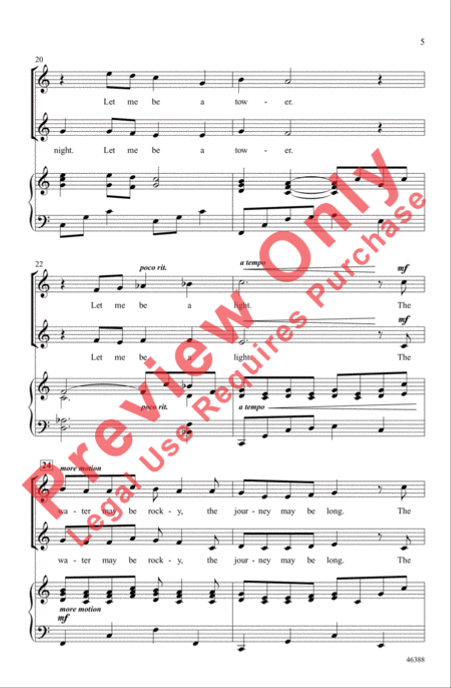 The Lighthouse 2-Part scores gallery preview page 5