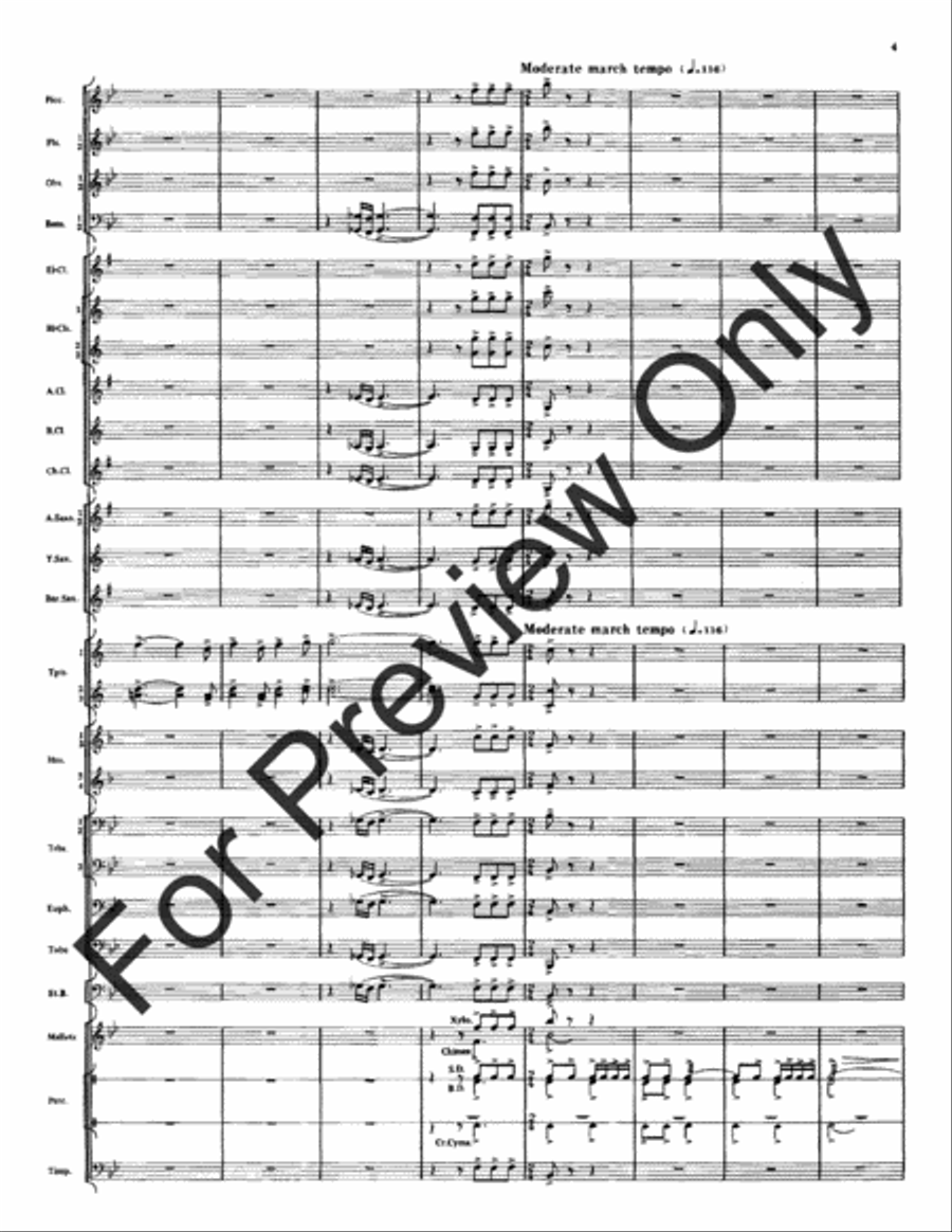 Spirit Of Texas (Score) Spirit Of Texas (Score) Concert Band scores gallery preview page 5